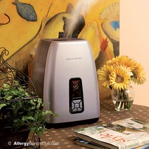 Gray 7144 Ultrasonic Warm & Cool Mist Humidifier