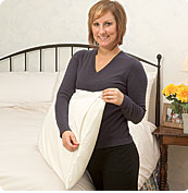 Fall Allergies - White Mountain Textiles Cotton Deluxe Dust Mite Pillow Covers