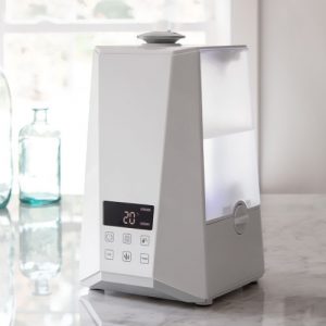 White PowerPure 5000 Warm & Cool Mist Ultrasonic Humidifier