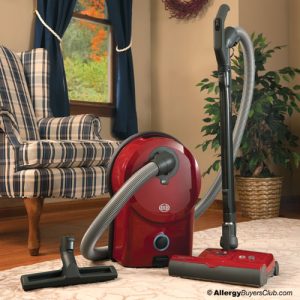 SEBO Airbelt D4 Red Canister Vacuum Cleaner