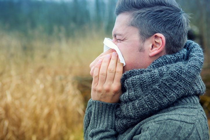 fall allergies and kleenex